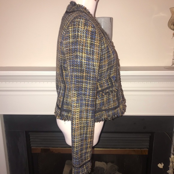 True Meaning Jackets & Coats True Meaning Collarless Patterned